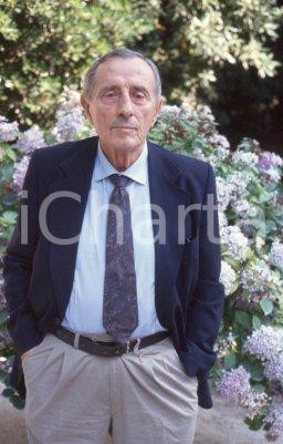 Fotografia d epoca originale 1990 MARINA DI PIETRASANTA LU Ennio MORLOTTI Ritratto DIAPOSITIVA ORIGINALE 1 1