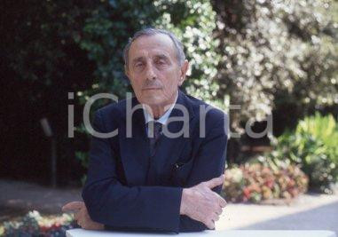 Fotografia d epoca originale 1990 MARINA DI PIETRASANTA LU Ennio MORLOTTI Ritratto DIAPOSITIVA ORIGINALE 10 1