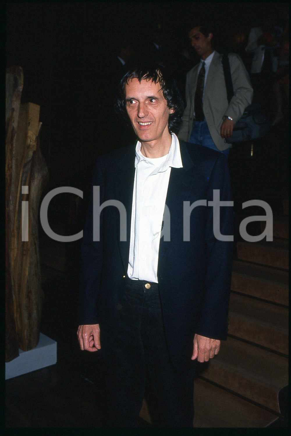 Fotografia d epoca originale 1990 ca COSTUME Dario ARGENTO Ritratto del regista HORROR 35mm VINTAGE SLIDE 8 1