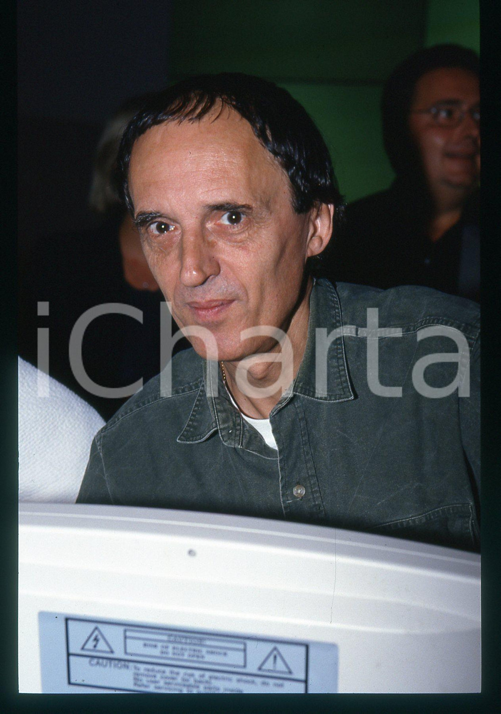 Fotografia d epoca originale 1990 ca COSTUME Dario ARGENTO Ritratto del regista HORROR 35mm VINTAGE SLIDE 16 1