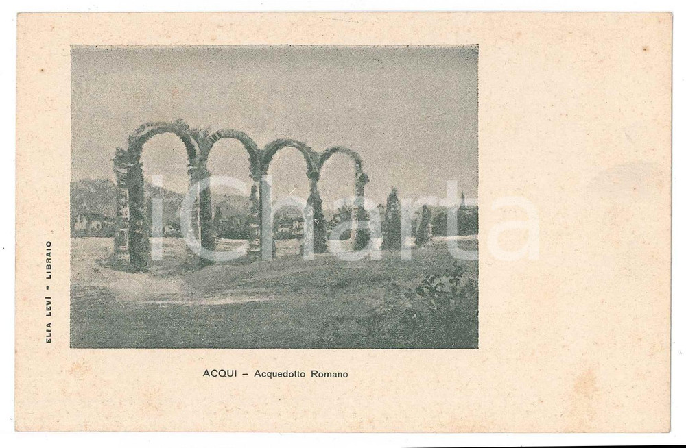 Cartolina originale da collezione 1900 ACQUI TERME AL Acquedotto romano  Cartolina FP NV 1