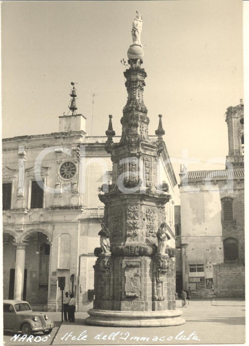 Fotografia d epoca originale 1965 ca NARDO  LE Guglia dell Immacolata Foto bozzetto per cartolina 10x15 cm 1
