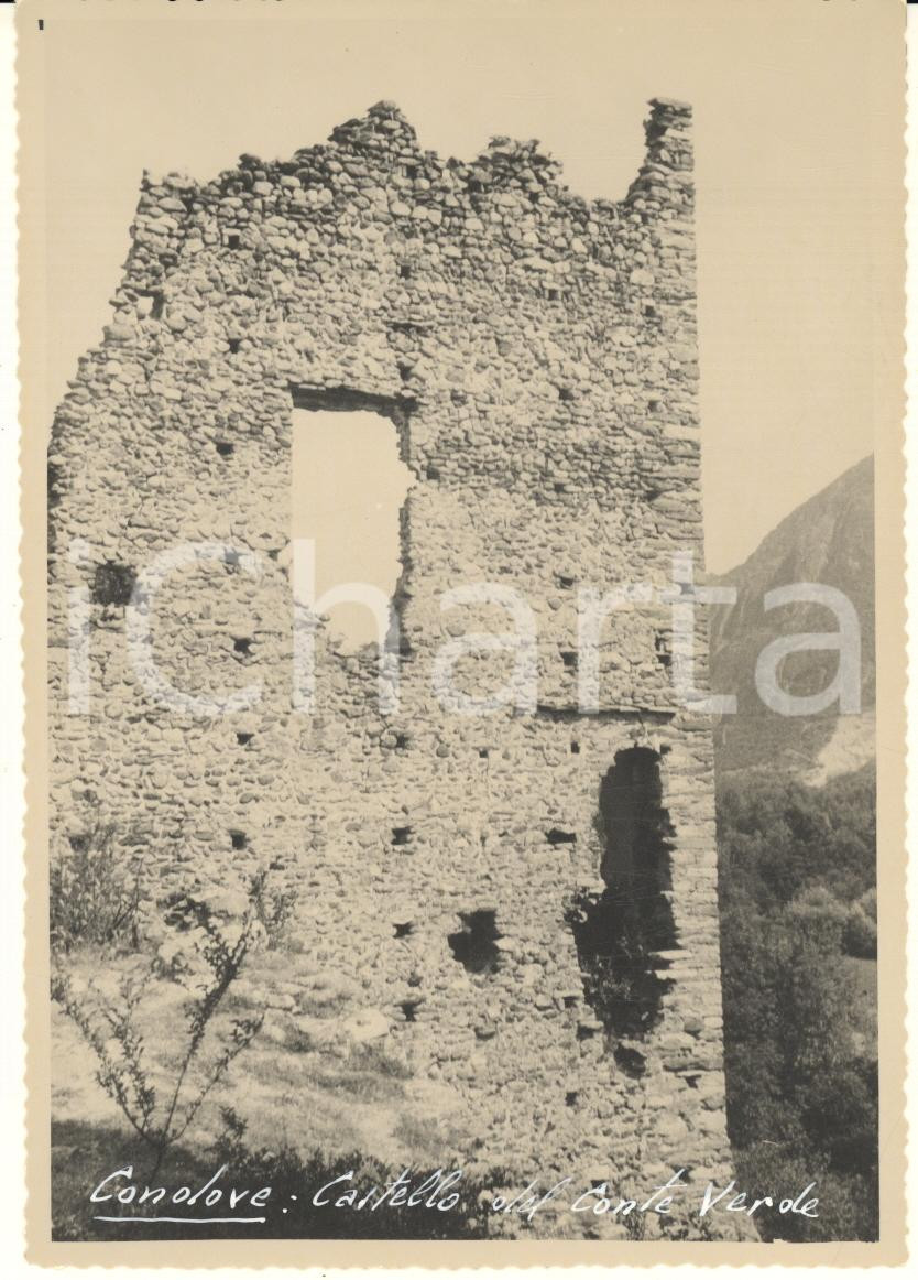 Fotografia d epoca originale 1965 ca CONDOVE TO Castello del Conte Verde Foto bozzetto cartolina 3 1