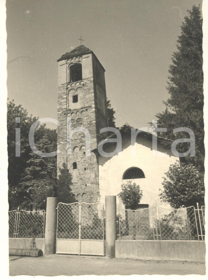 Fotografia d epoca originale 1965 ca CONDOVE TO Chiesa di San Rocco Foto bozzetto cartolina 10x15 cm 1