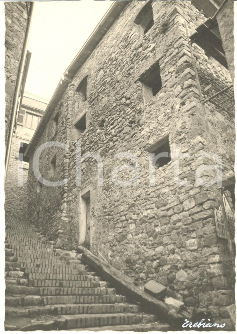 Fotografia d epoca originale 1965 ca TREBIANO MAGRA Ingresso al borgo  Dettaglio Foto bozzetto cartolina 1