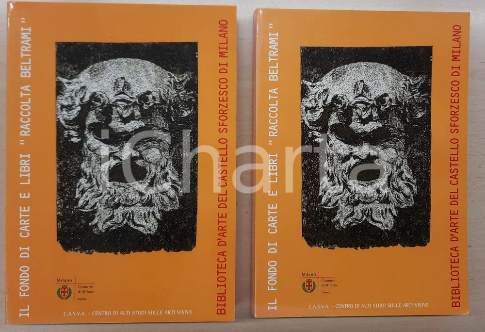 Libro, pubblicazione d epoca 2006 MILANO Il fondo di carte e libri Raccolta Beltrami C.A.S.V.A. 2 voll. 1
