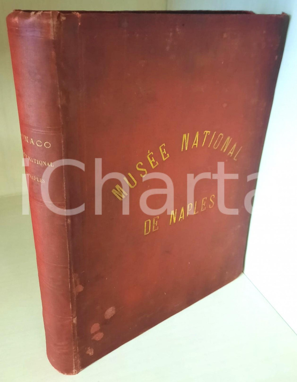 Libro, pubblicazione d epoca 1884 D. MONACO Les monuments du Musée National de Naples 160 planches 1