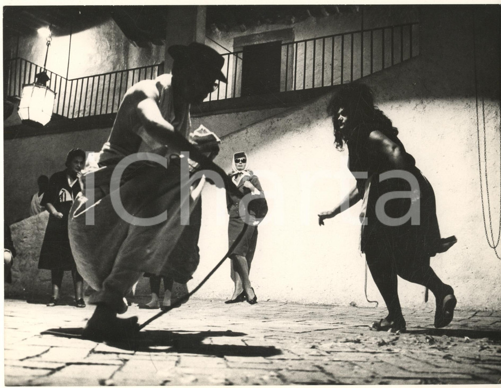 Fotografia d epoca originale 1963 CINEMA 8½ Federico Fellini  Marcello MASTROIANNI Eddra GALE La Saraghina 1