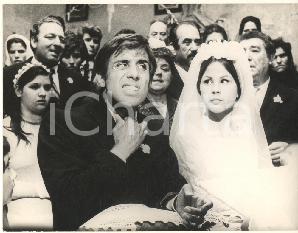 Fotografia d epoca originale 1968 CINEMA Pietro GERMI Serafino  Adriano CELENTANO Ottavia PICCOLO Foto 1