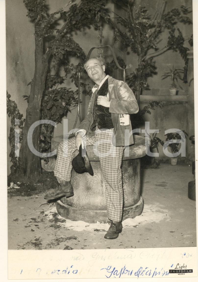 Autografo originale 1951 LIRICA Basso Melchiorre LUISE Foto seriale con AUTOGRAFO  DANNEGGIATA 1