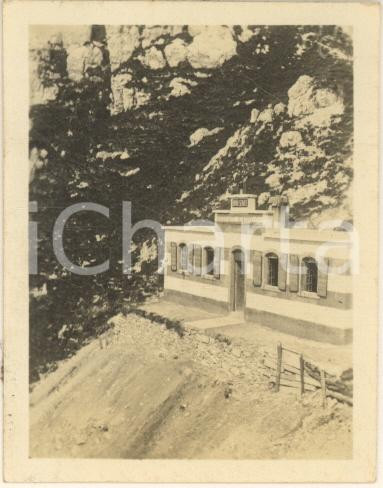 Fotografia d epoca originale 1914 LECCO/ MONTE RESEGONE Il nuovo Rifugio Vetta Resegone  Foto 5x6 cm 1