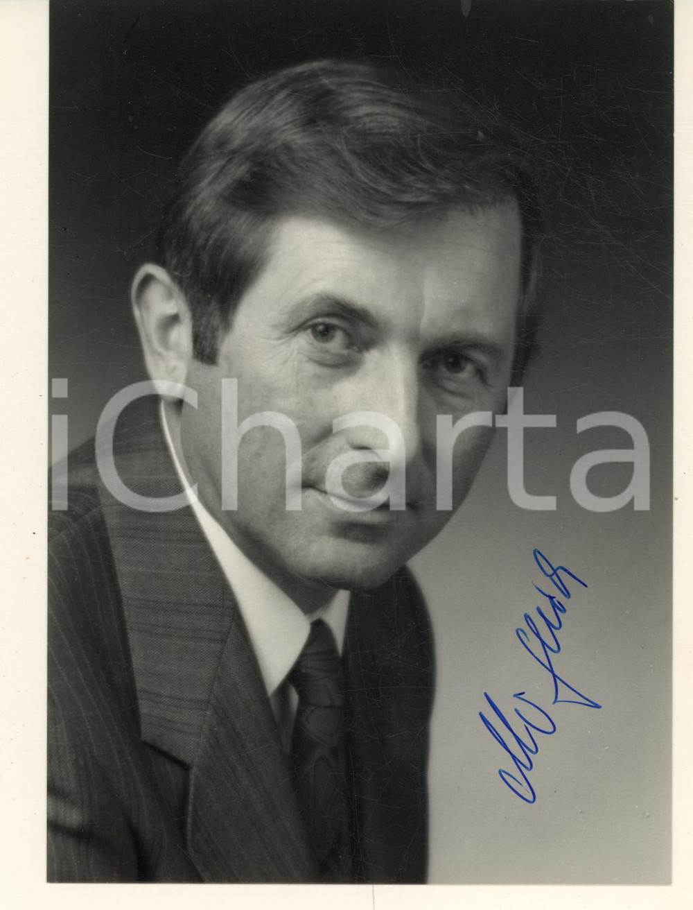 Autografo originale 1960 PAVIA Antonio BRAINOVICH direttore coro  Foto con AUTOGRAFO DANNEGGIATA 1