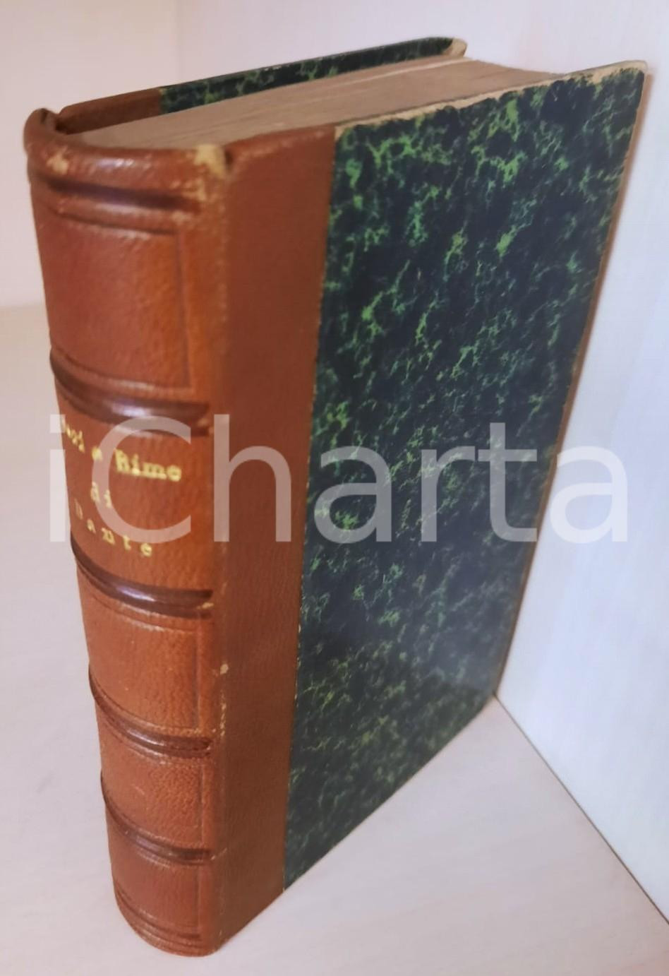 Libro, pubblicazione d epoca 1823 Amori e rime di Dante Alighieri Ed. CARANENTI MANTOVA 1
