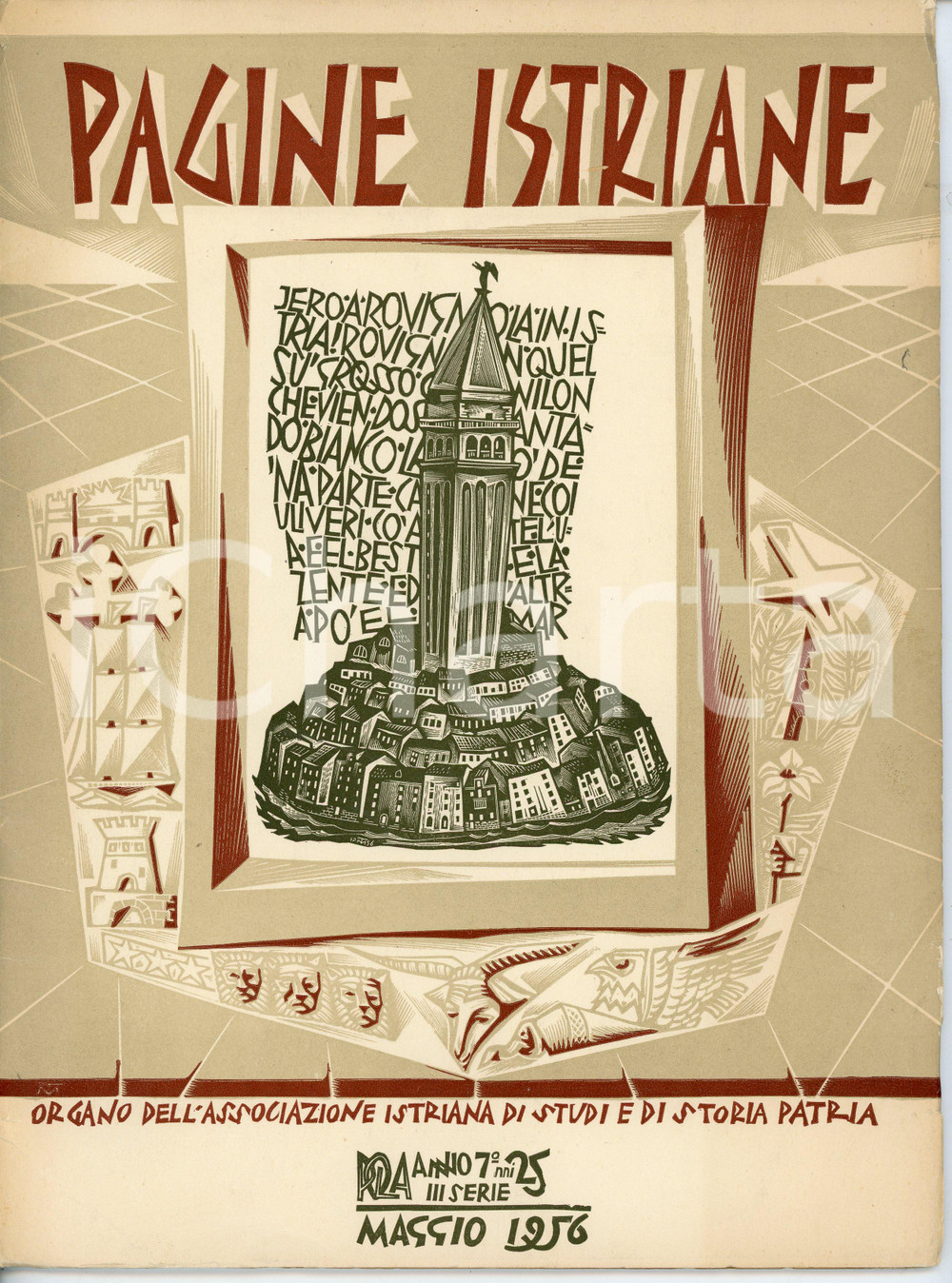 Libro, pubblicazione d epoca 1956 POLA  PAGINE ISTRIANE Anno VII Numero 25 III Serie  Rivista illustrata 1
