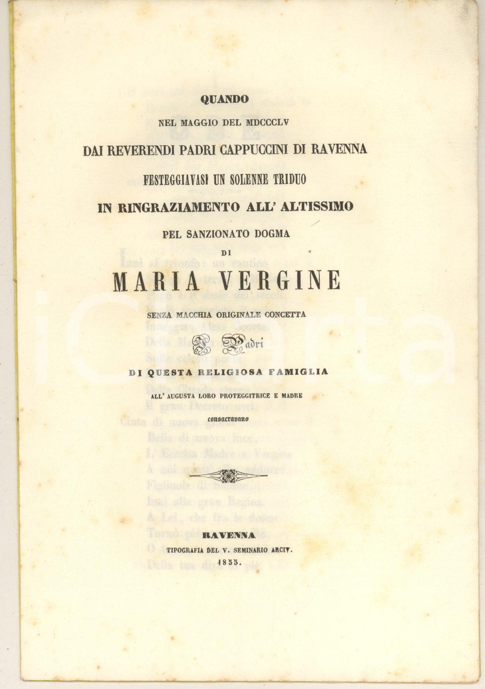 Libro, pubblicazione d epoca 1836 Giovanni ADORNI Discorso di Cesare Cantù sui vocabolari di lingua italiana 1