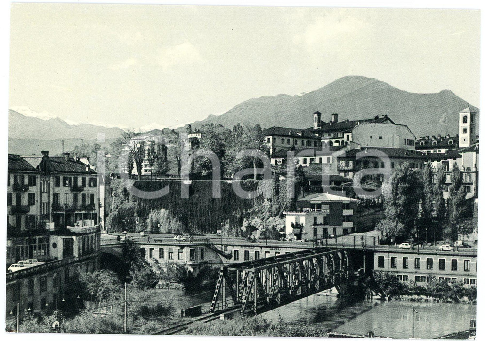 Cartolina originale da collezione 1950ca IVREA Scorcio panoramico e sullo sfondo Monte Gegorio 2 Cartolina FG NV 1