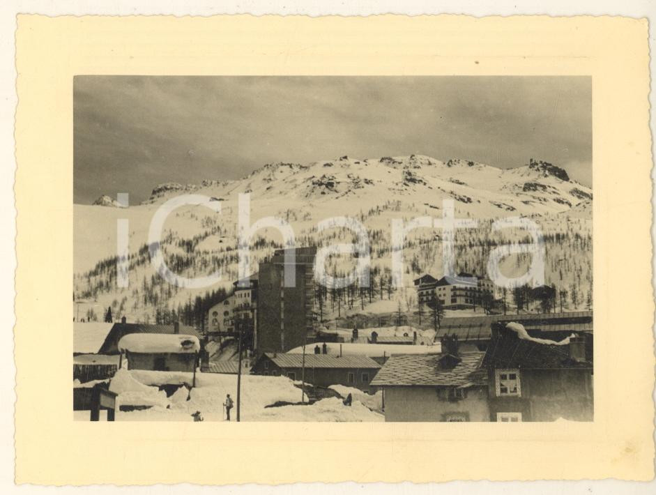 Fotografia d epoca originale Aprile 1955 ALPI CERVINIA Veduta panoramica  Fotografia 12x9 cm 1