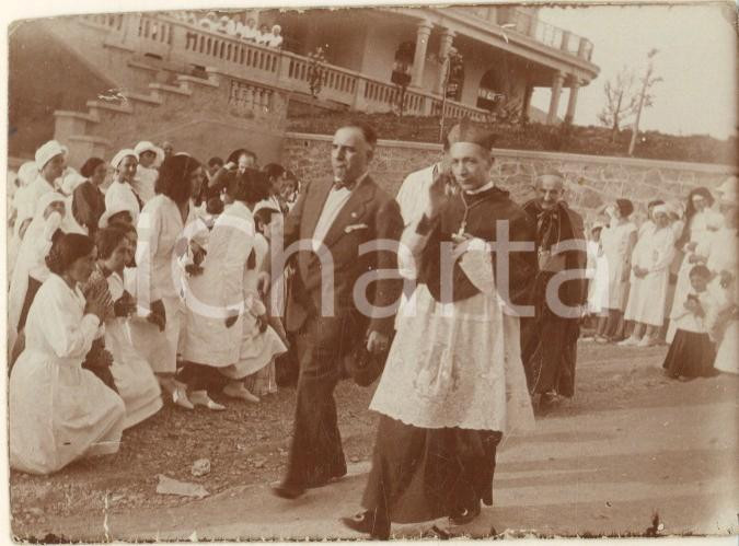Fotografia d epoca originale 1932 PIETRA LIGURE Visita card. SCHUSTER  Ospedale Santa Corona  Foto 9x6 cm 1