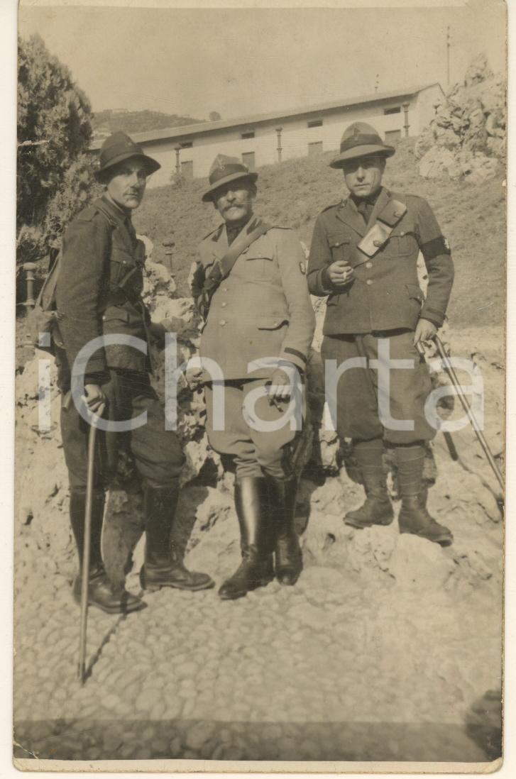 Fotografia d epoca originale 1928 BRESCIA  MVSN Milizia Forestale  Domenico Magliano Foto 9x14 cm 1