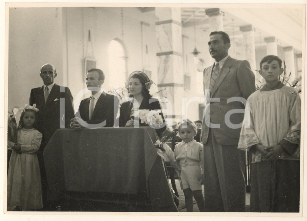 Fotografia d epoca originale 1949 CORNAREDO Chiesa SAN PIETRO ALL OLMO  Matrimonio Foto COSTUME 8 1