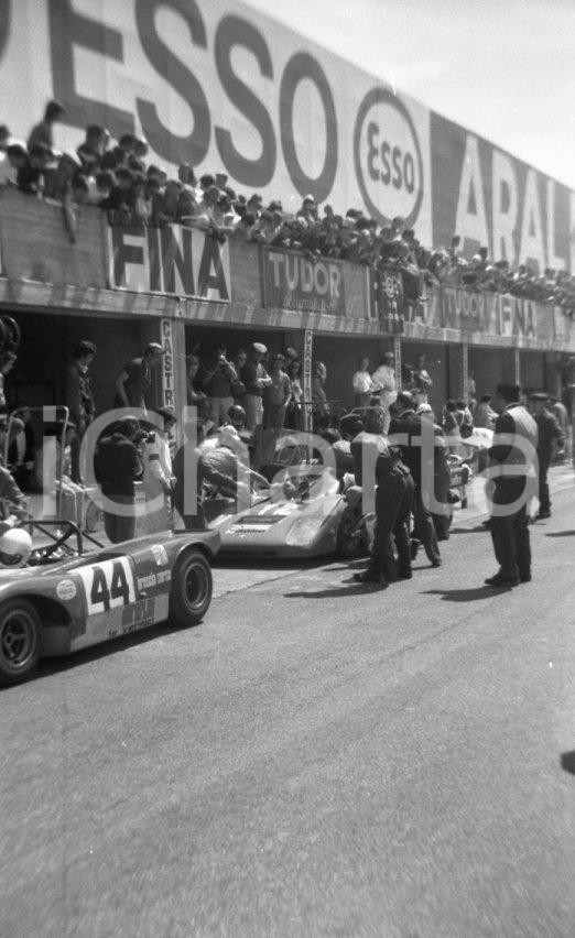 Fotografia d epoca originale 1971 MONZA Autodromo 1000 Chilometri Lola T212 Ford n. 44 NEGATIVO ORIGINALE 1 1