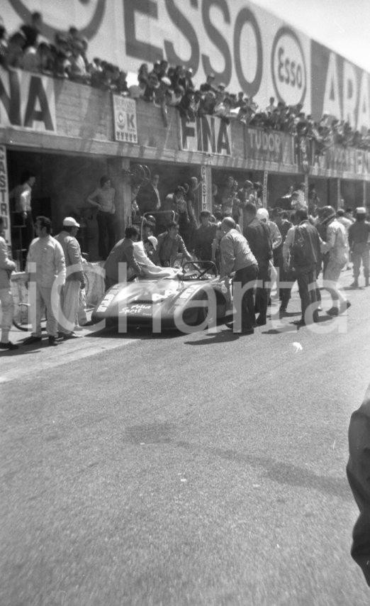 Fotografia d epoca originale 1971 MONZA Autodromo 1000 Chilometri Lola T212 Ford n. 44 NEGATIVO ORIGINALE 1