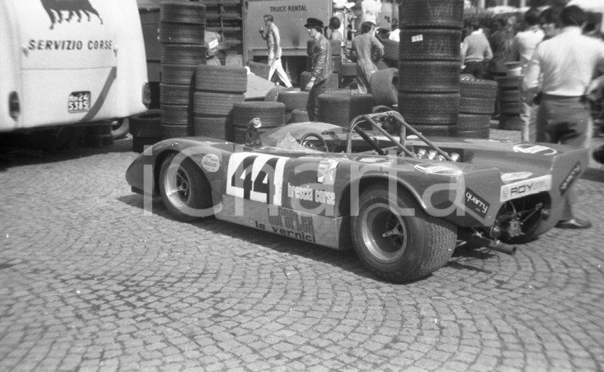 Fotografia d epoca originale 1971 MONZA Autodromo 1000 Chilometri Lola T212 Ford n. 44 NEGATIVO ORIGINALE 4 1