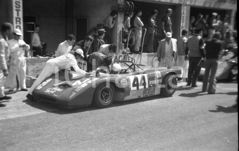 Fotografia d epoca originale 1971 MONZA Autodromo 1000 Chilometri Lola T212 Ford n. 44 NEGATIVO ORIGINALE 2 1