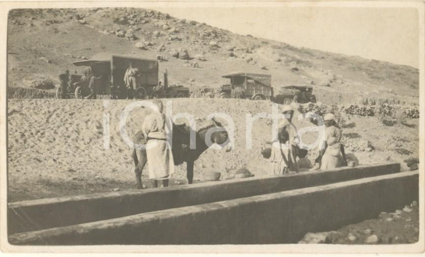 Fotografia d epoca originale 1925 MAROCCO Guerra del RIF  Truppe francesi tra Fez e Ain Aicha Foto 11x7 cm 1