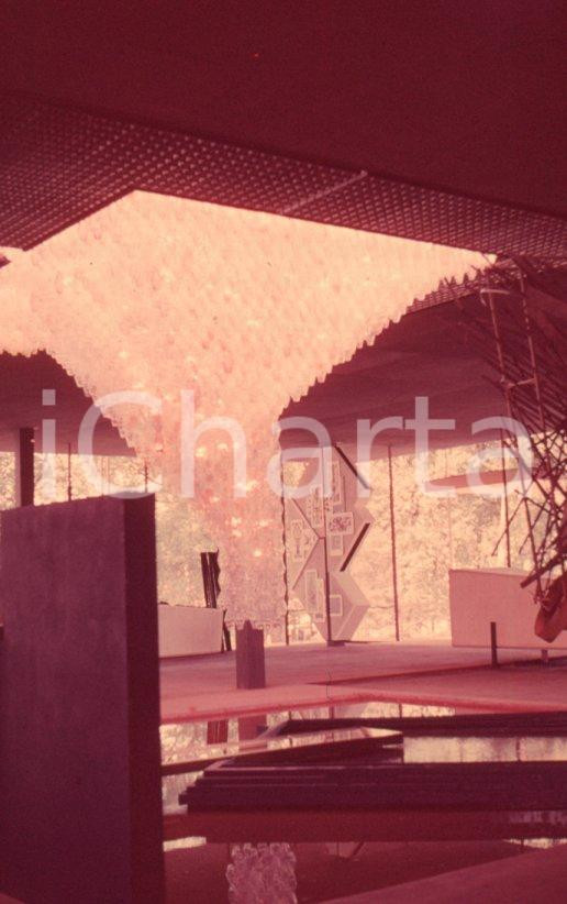 Fotografia d epoca originale 1961 TORINO Italia 61 lampadario Venini per padiglione Veneto NEGATIVO ORIG. 2 1