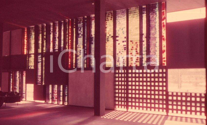 Fotografia d epoca originale 1961 TORINO Italia 61 Struttura dell arch. Carlo Scarpa NEGATIVO ORIGINALE 1