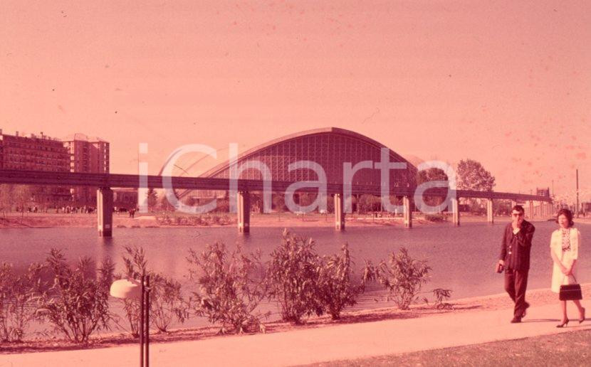 Fotografia d epoca originale 1961 TORINO Italia 61 Palavela e monorotaia NEGATIVO ORIGINALE 1