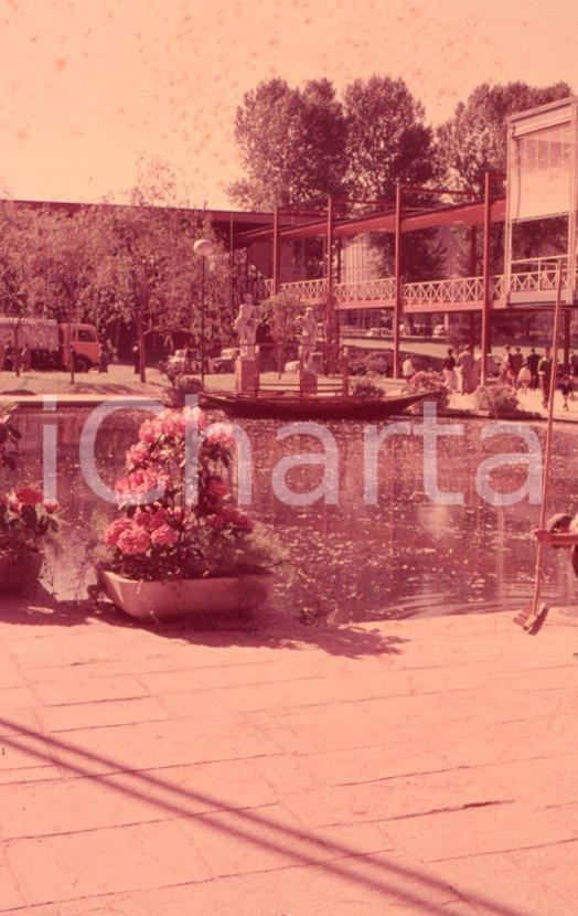 Fotografia d epoca originale 1961 TORINO Italia 61 padiglione con l area del laghetto NEGATIVO ORIGINALE 2 1