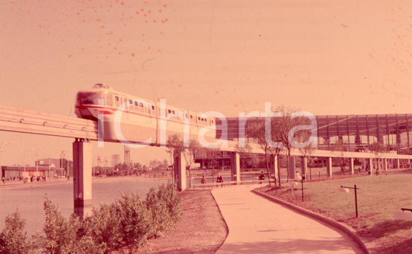 Fotografia d epoca originale 1961 TORINO Italia 61 Monorotaia Alweg in funzione NEGATIVO ORIGINALE 2 1