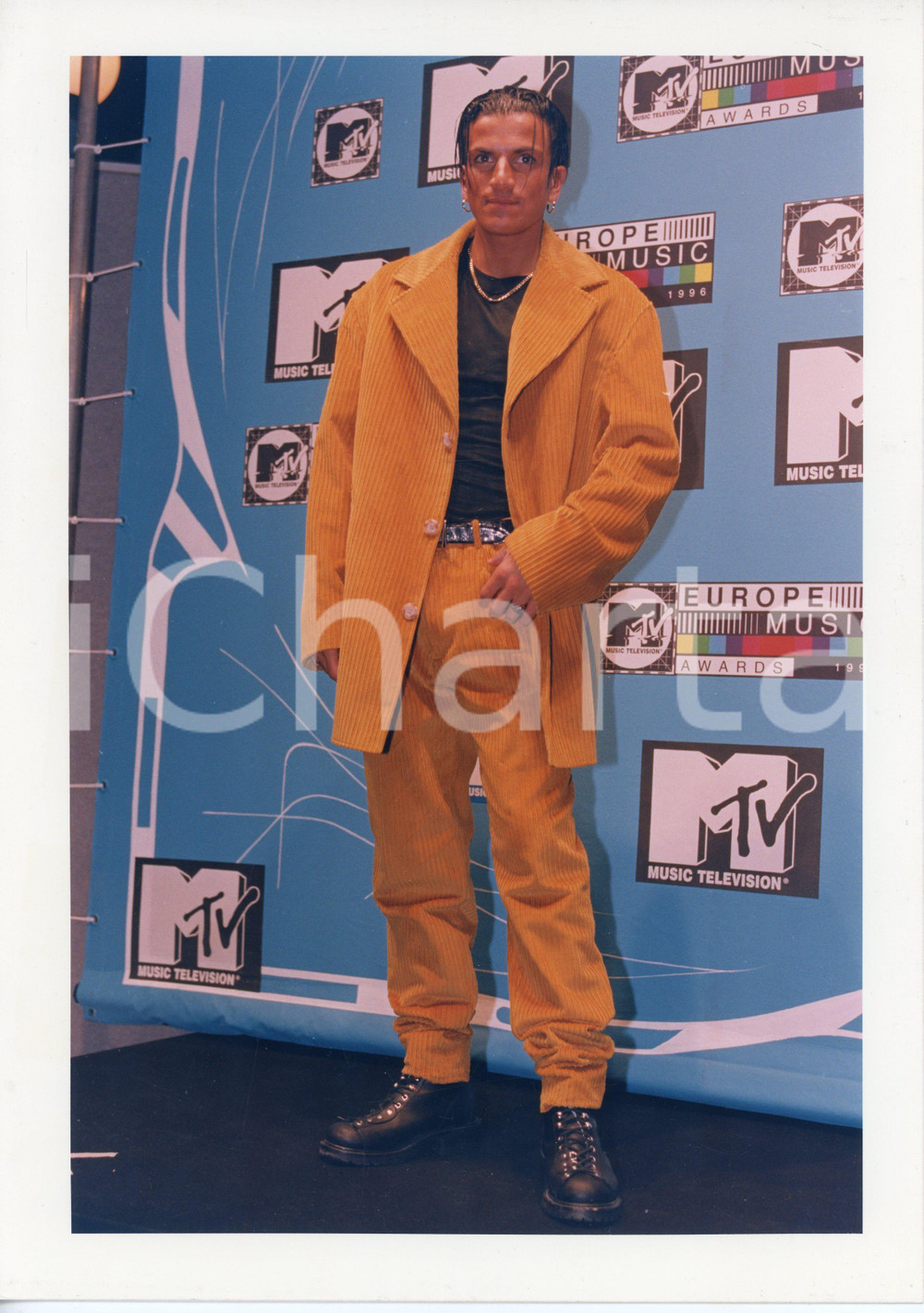 Fotografia d epoca originale 1996 LONDON Alexandra Palace Peter ANDRE at MTV EMA European Music Awards Photo 1
