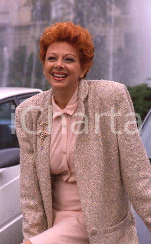 Fotografia d epoca originale 1990ca COSTUME Sandra MILO Ritratto dell attrice 35mm vintage slide 1 1