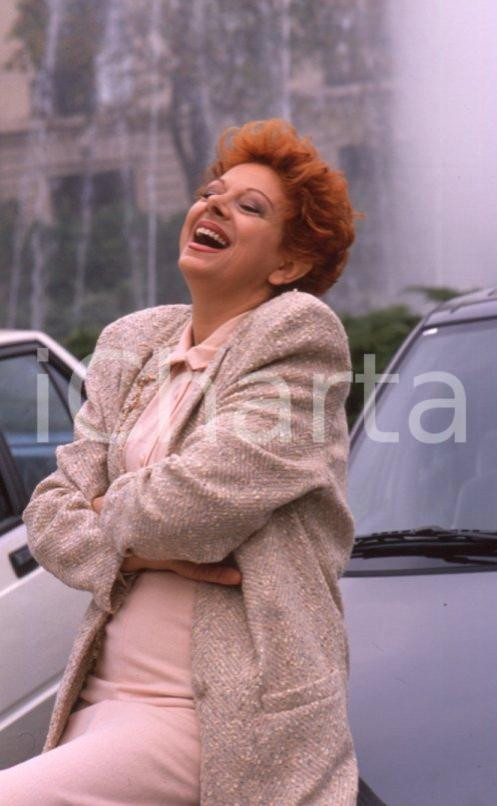 Fotografia d epoca originale 1990ca COSTUME Sandra MILO Ritratto dell attrice 35mm vintage slide 7 1