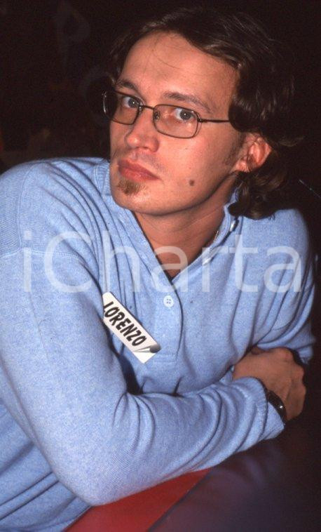 Fotografia d epoca originale 2001 TV GRANDE FRATELLO 1  Lorenzo BATTISTELLO 35 mm VINTAGE SLIDE 1