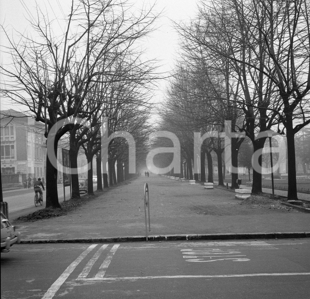 Fotografia d epoca originale 1958 BRESCIA Via Fratelli Ugoni  Veduta  NEGATIVO ORIGINALE 7 1