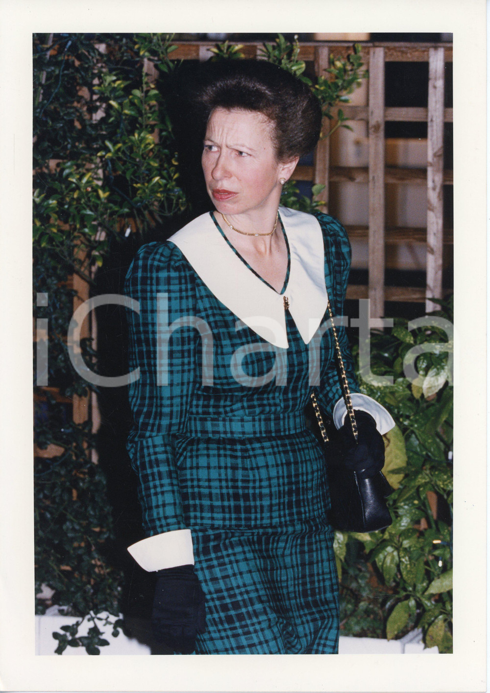 Fotografia d epoca originale 1996 LONDON  KNIGHTSBRIDGE Princess Anne at BONHAM S charity auction  Photo 1