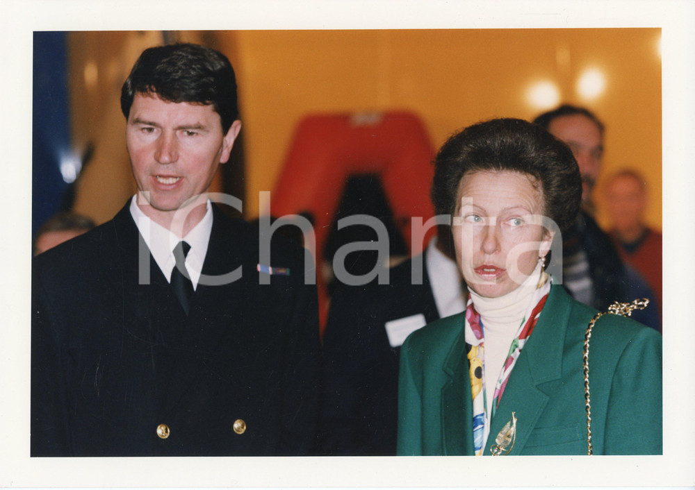 Fotografia d epoca originale 1998 LONDON Princess Anne and Timothy LAURENCE International Boat Show  Photo 1