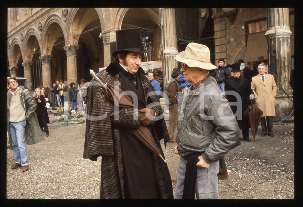 Fotografia d epoca originale 35mm vintage slide 1991 ROSSINI! ROSSINI! Philippe NOIRET e Mario MONICELLI 7 1