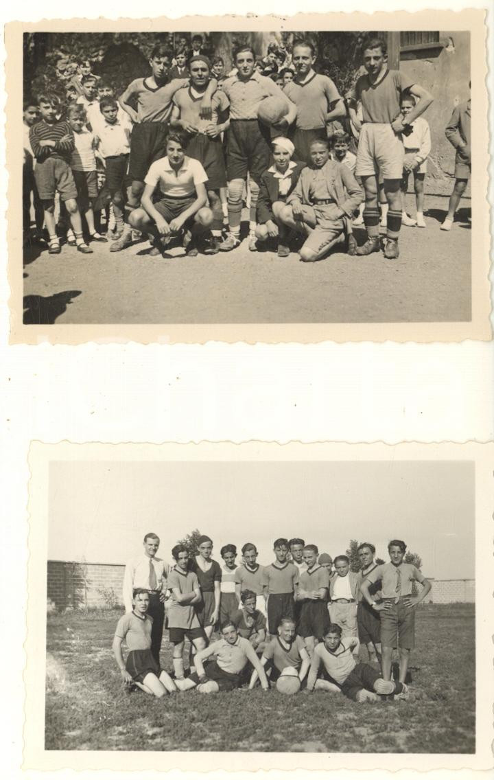 Fotografia d epoca originale 193334 MILANO LAMBRATE Squadra giovanile di calcio Lotto 2 foto 9x6 cm 1