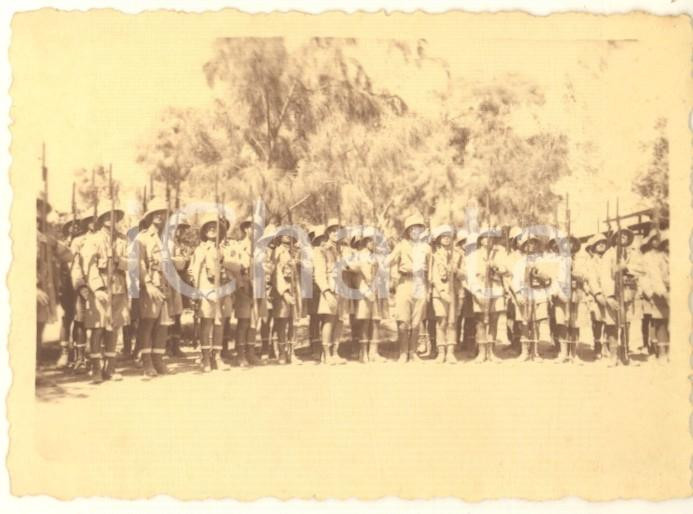 Fotografia d epoca originale 1935 AOI MOGADISCIO SOMALIA Festa del corpo di commissariato Foto 9x6 cm 1