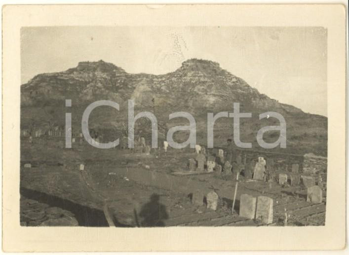 Fotografia d epoca originale 1936 AOI ETIOPIA Cimitero militare italiano  Fotografia 9x6 cm 1