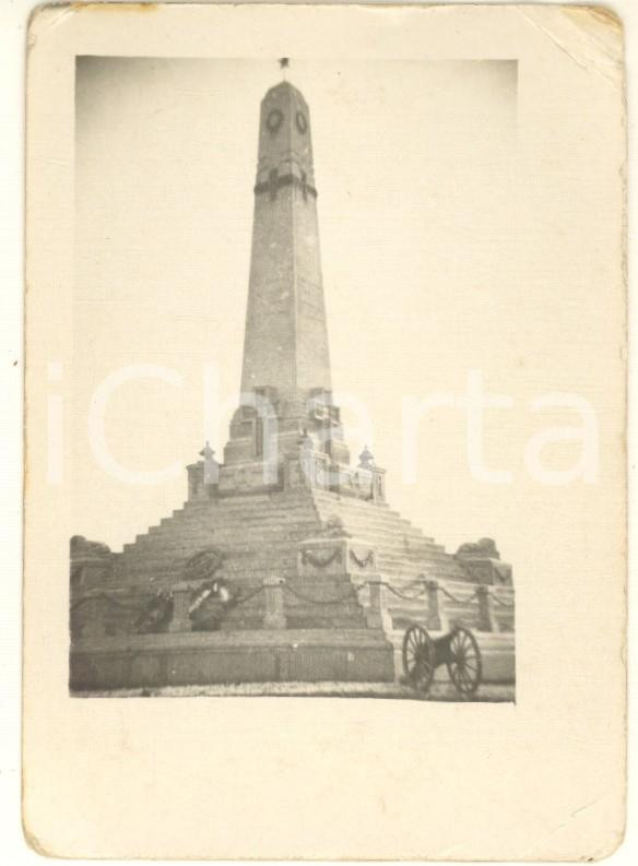 Fotografia d epoca originale 1935 ca AOI ERITREA Sacrario Militare italiano di Adi Quala Foto 6x9 cm 1