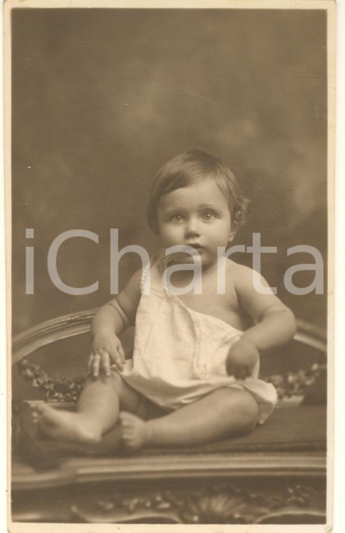 Fotografia d epoca originale 1928 TORINO Maria Teresa COLUSSI bambina  Foto cartolina 9x14 cm 1