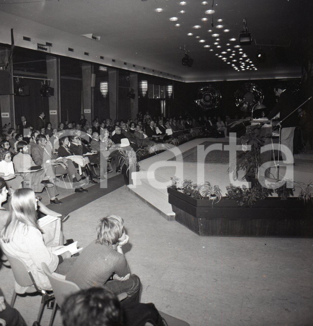 Fotografia d epoca originale 1975 CAMPIONE D ITALIA convegno parapsicologia A.I.S.M. NEGATIVO ORIGINALE 4 1