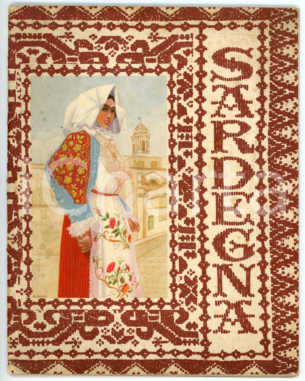 Libro, pubblicazione d epoca 1937 SARDEGNA  SARDINIEN Pubblicazione turistica ENIT Ferrovie dello Stato 1
