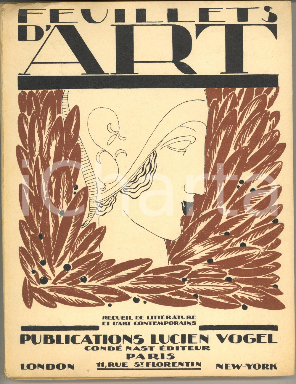 Giornale, rivista storica 1922 FEUILLETS D ARTS Signorelli  Dessins de Picasso Anno II n°VI Lucien VOGEL 1
